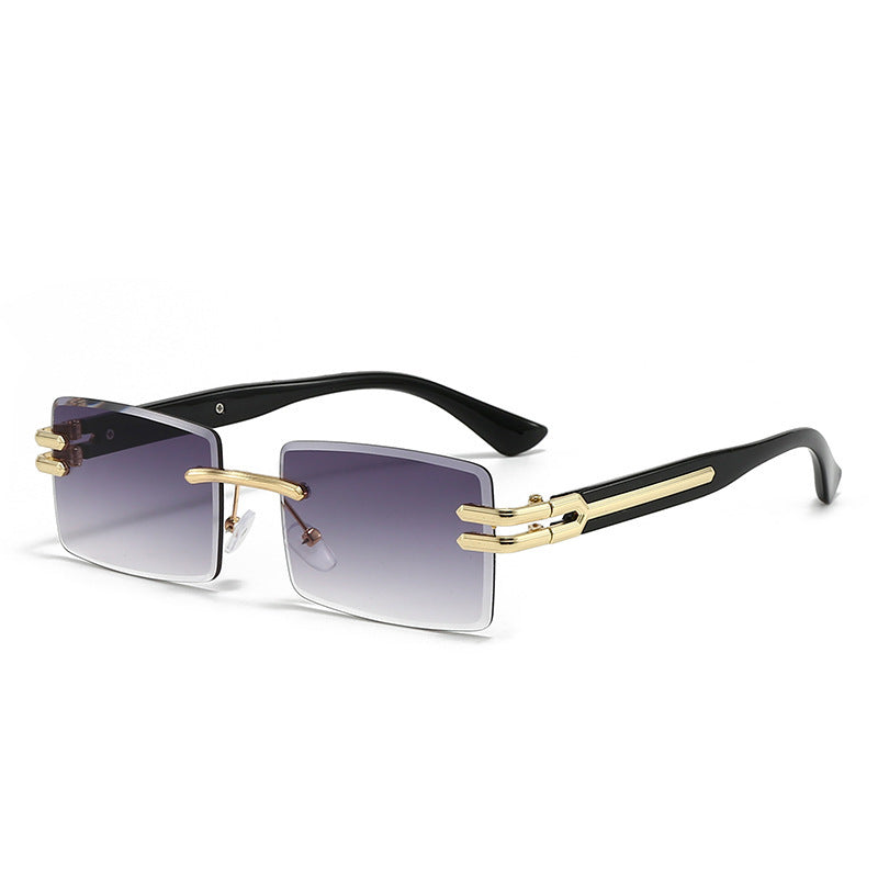 Gradient Gradientless Frame Womens High-End Sunglasses