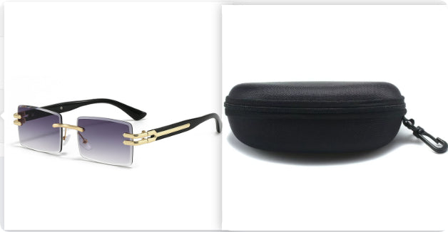 Gradient Gradientless Frame Womens High-End Sunglasses